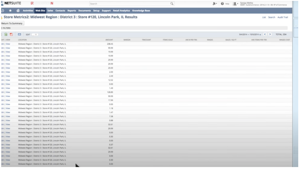 netsuite GUI
