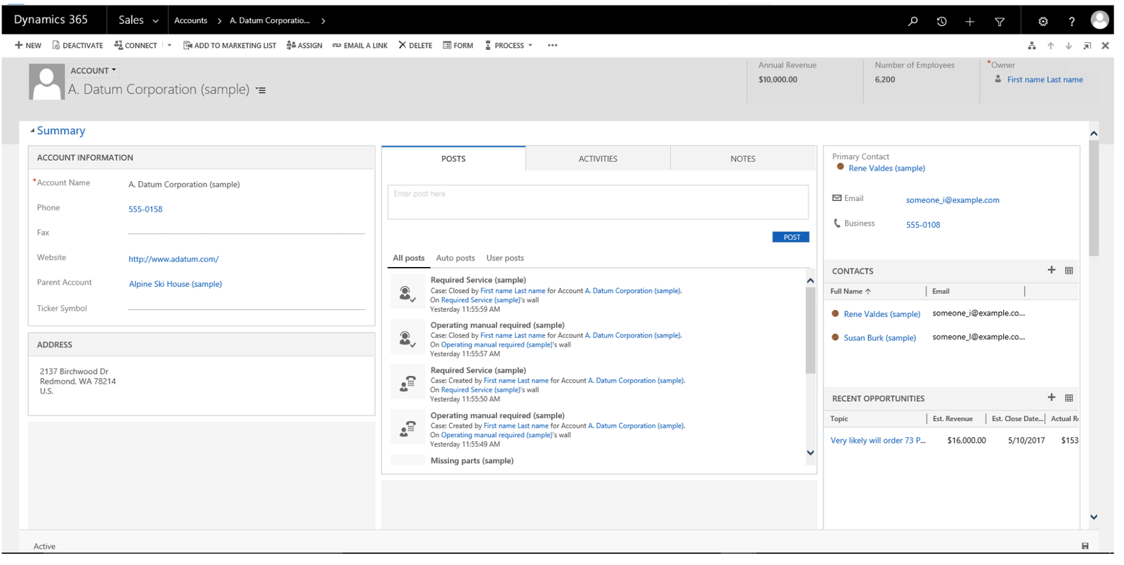 the new user interface of the web client