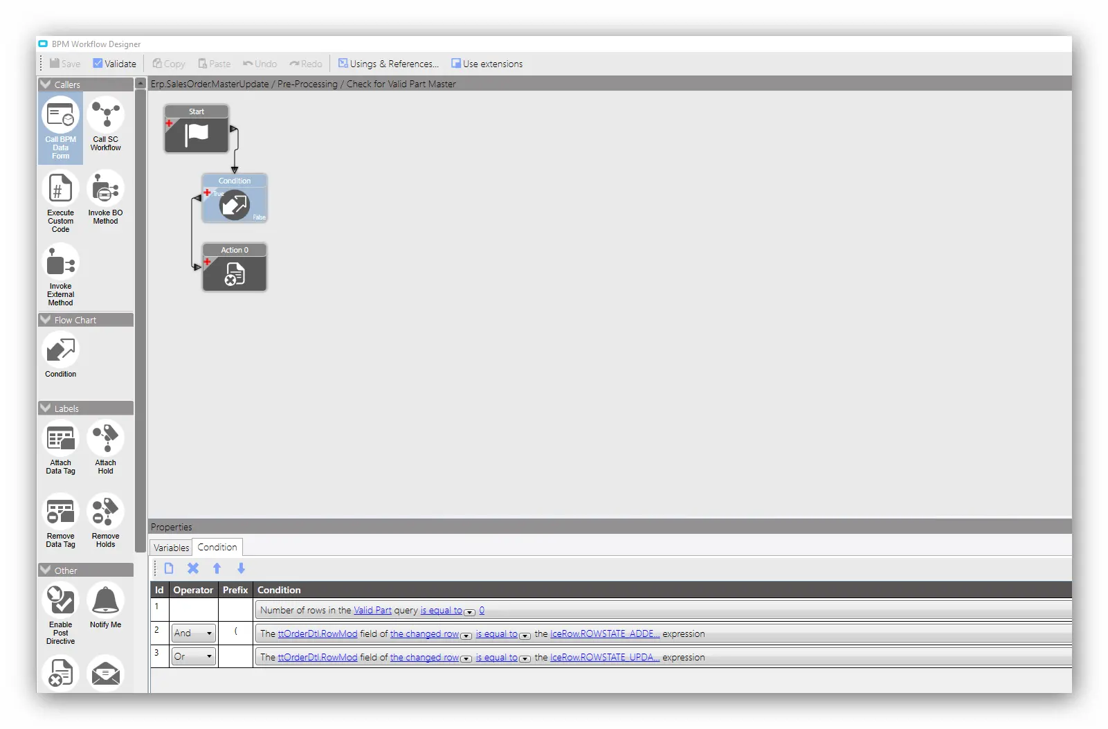 part on the fly epicor