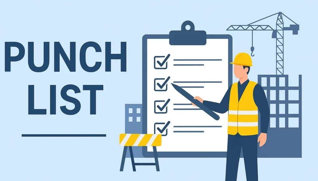 punch list