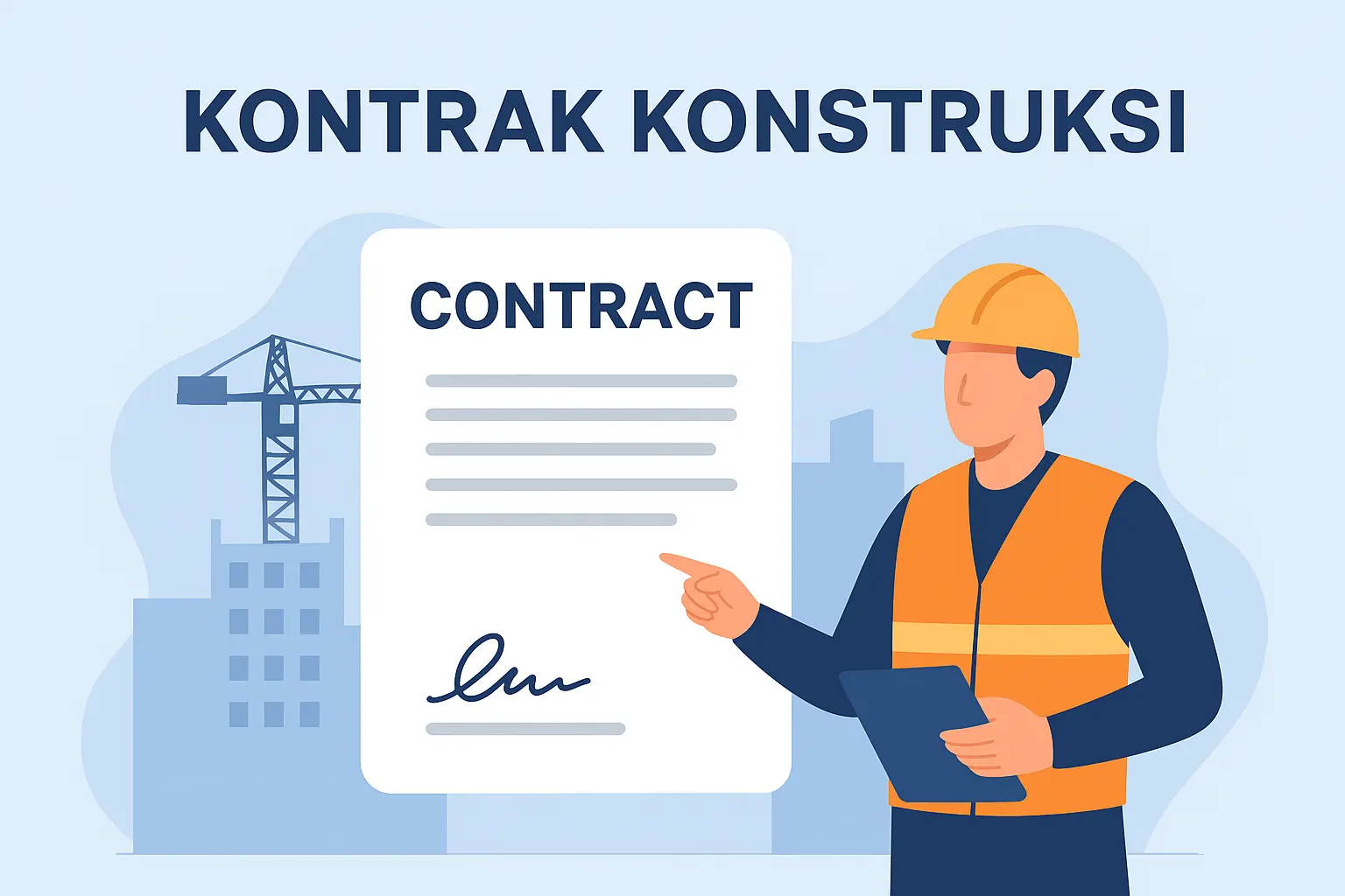 jenis kontrak konstruksi