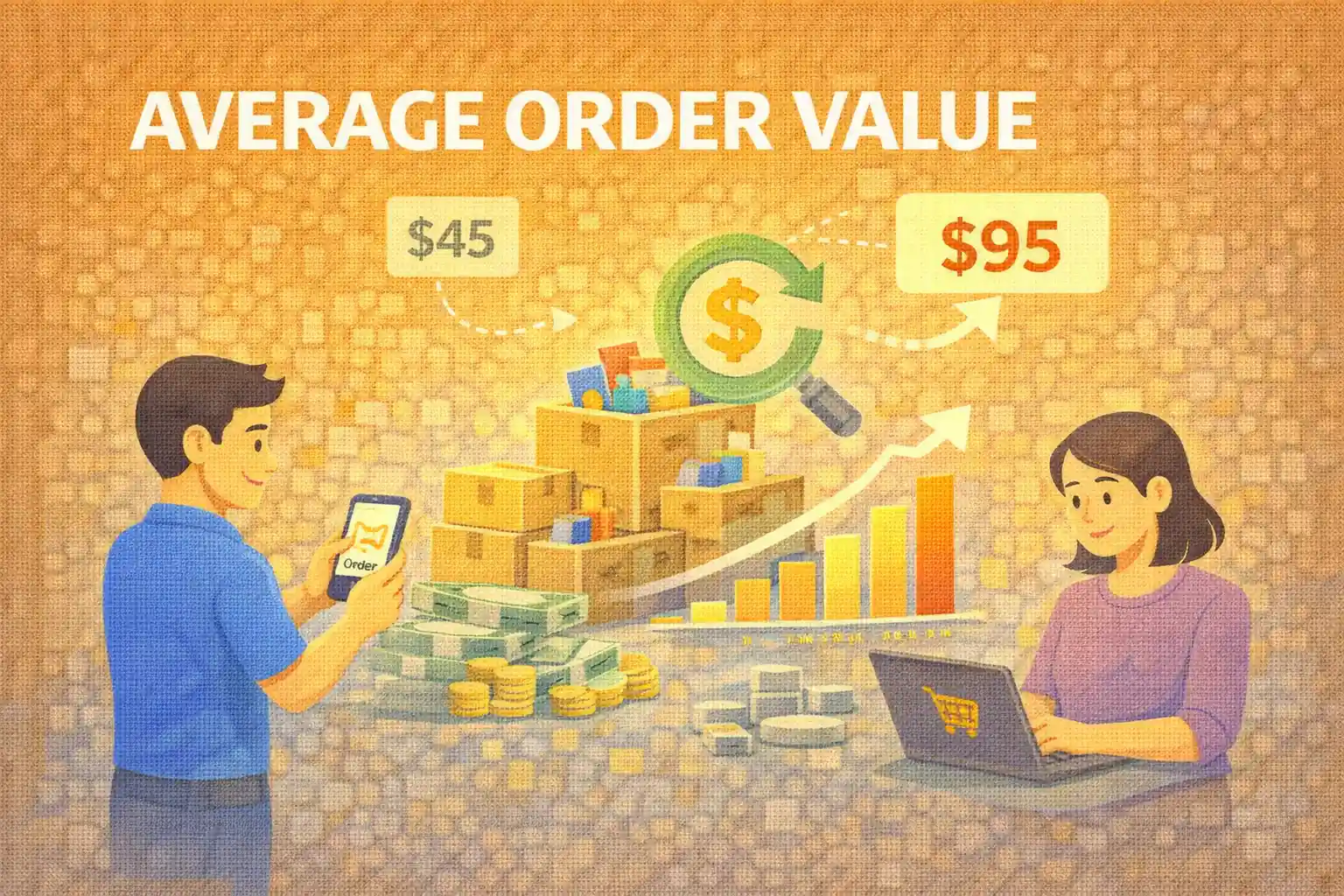 Average order value analysis