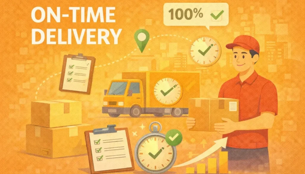 On-time delivery