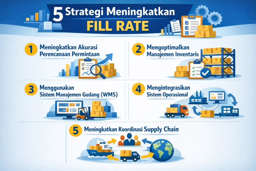 5 strategi meningkatkan fill rate