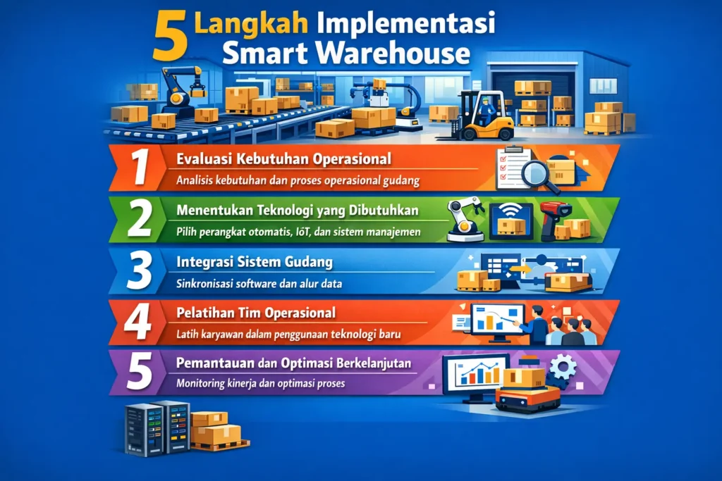 5 Langkah Implementasi Smart Warehouse