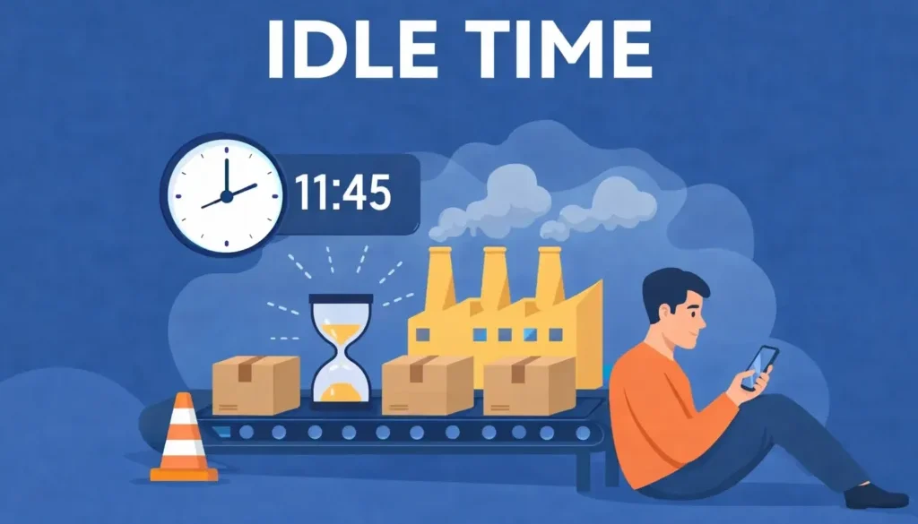 cara mengurangi idle time