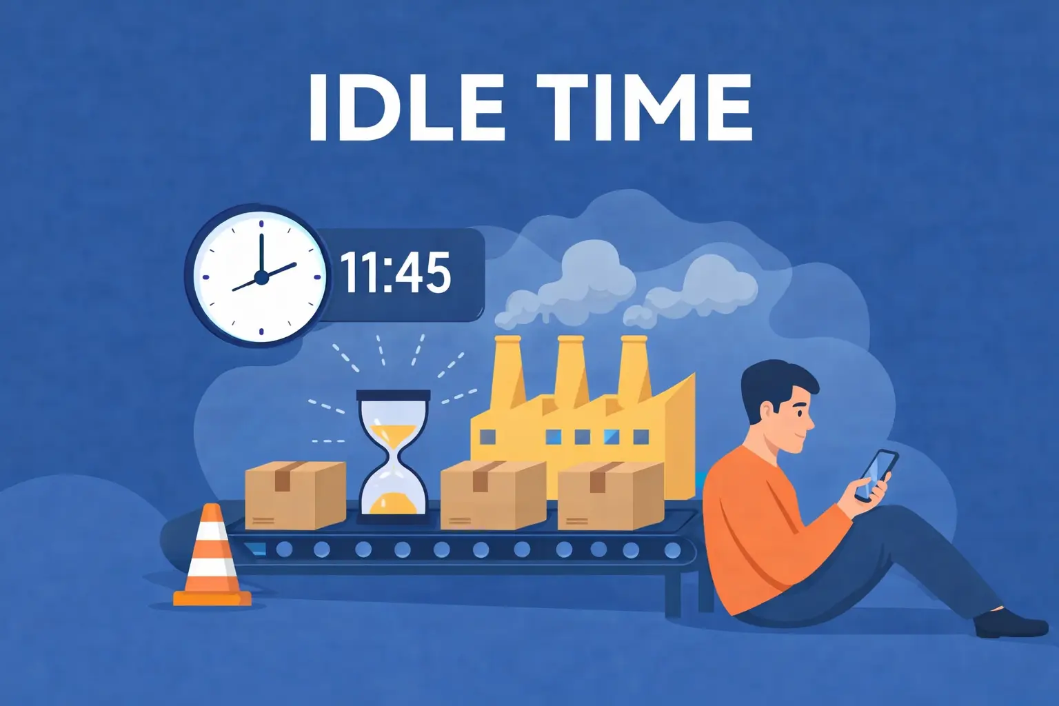 cara mengurangi idle time