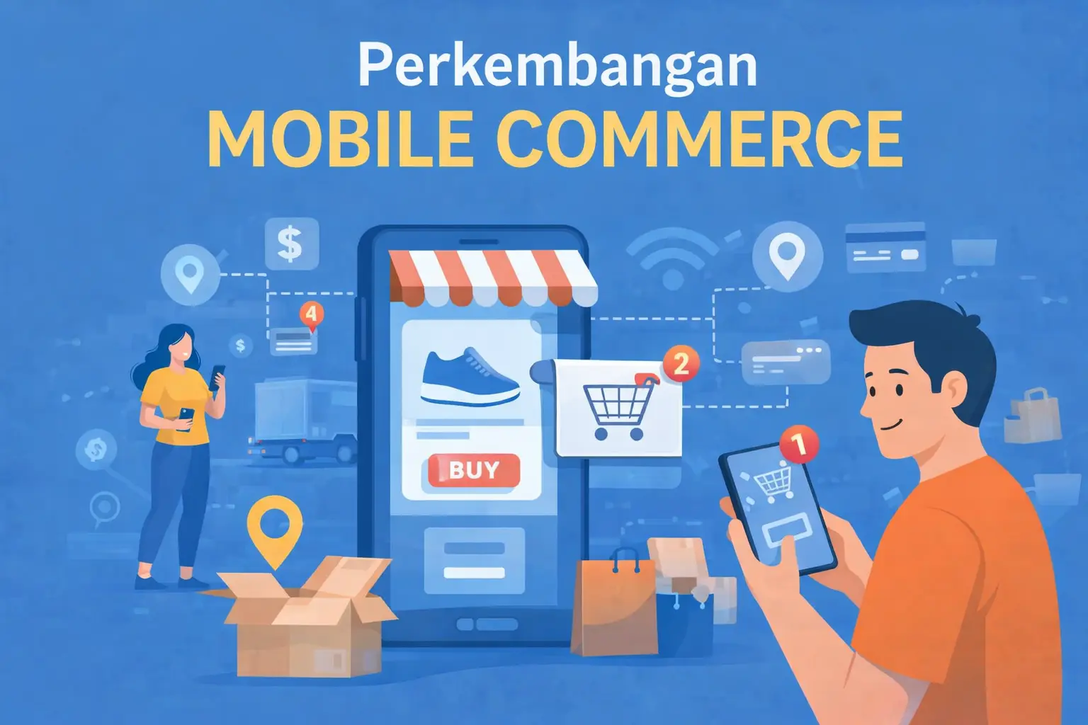 perkembangan mobile commerce