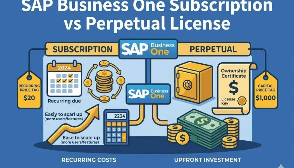 SAP Business One Subscription dan Perpetual License