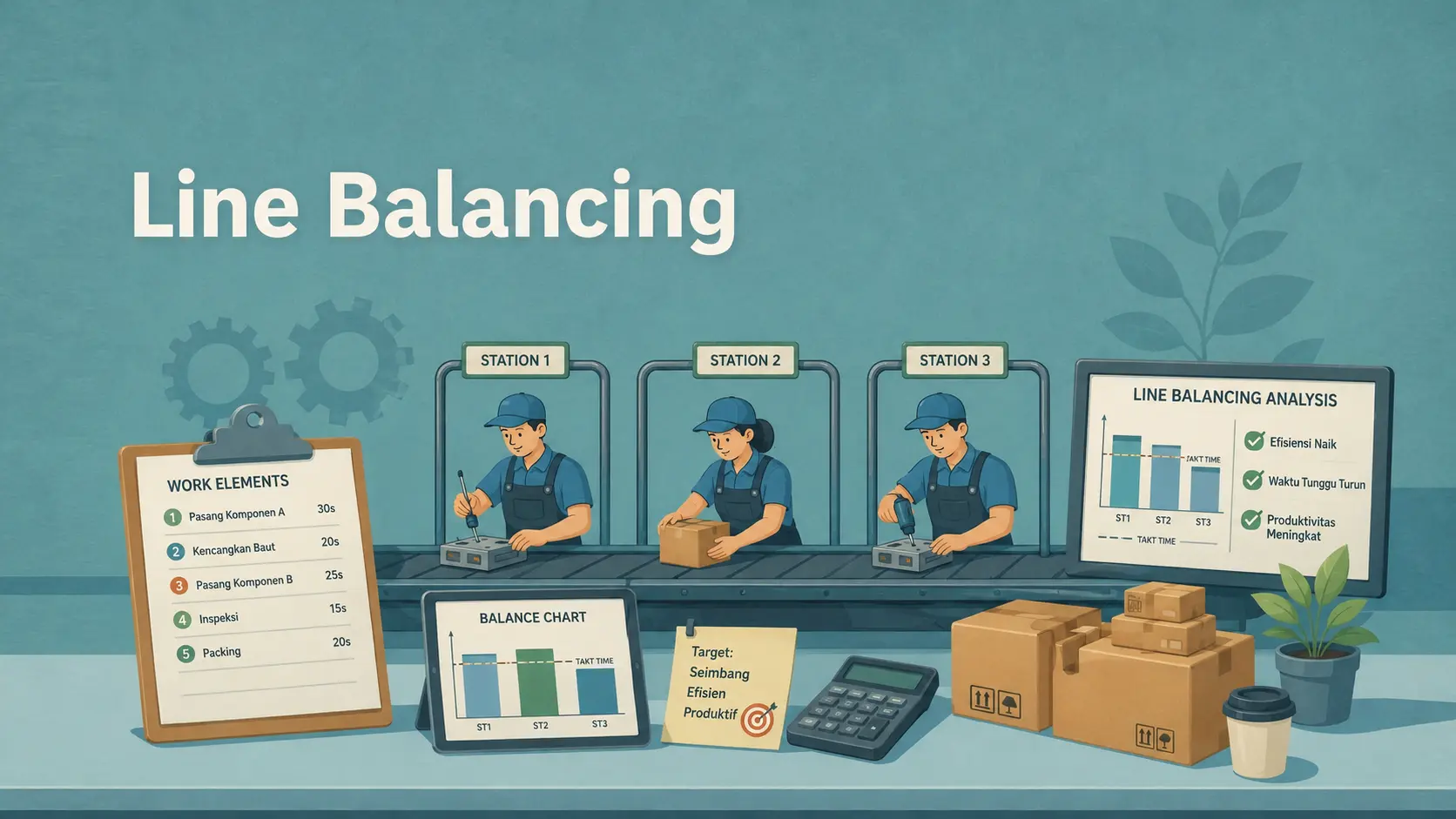 panduan lengkap line balancing