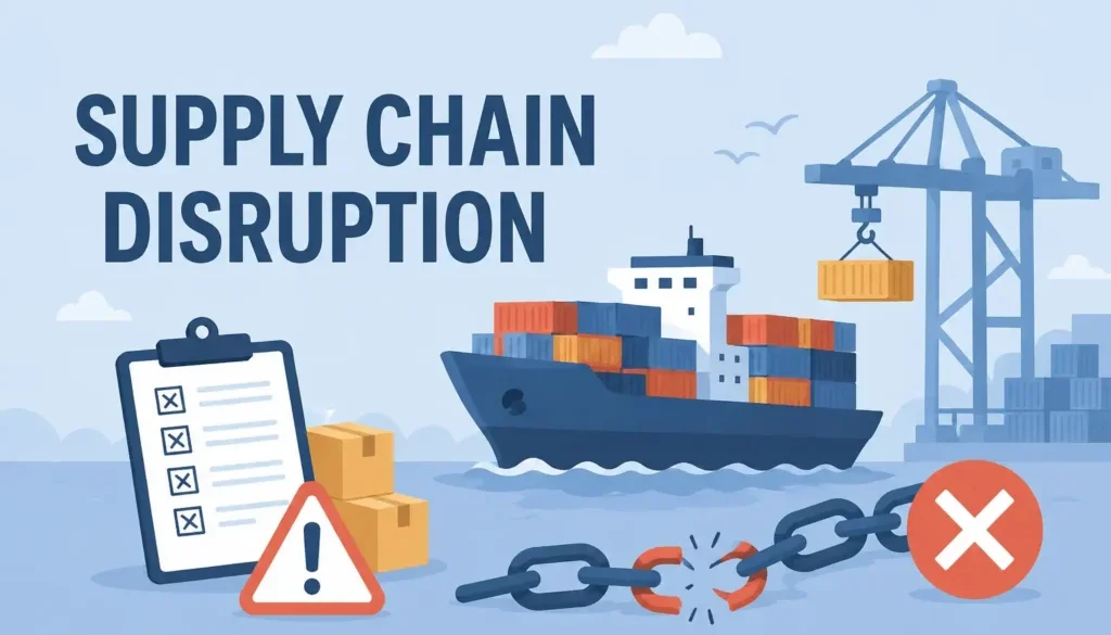apa itu supply chain disruption