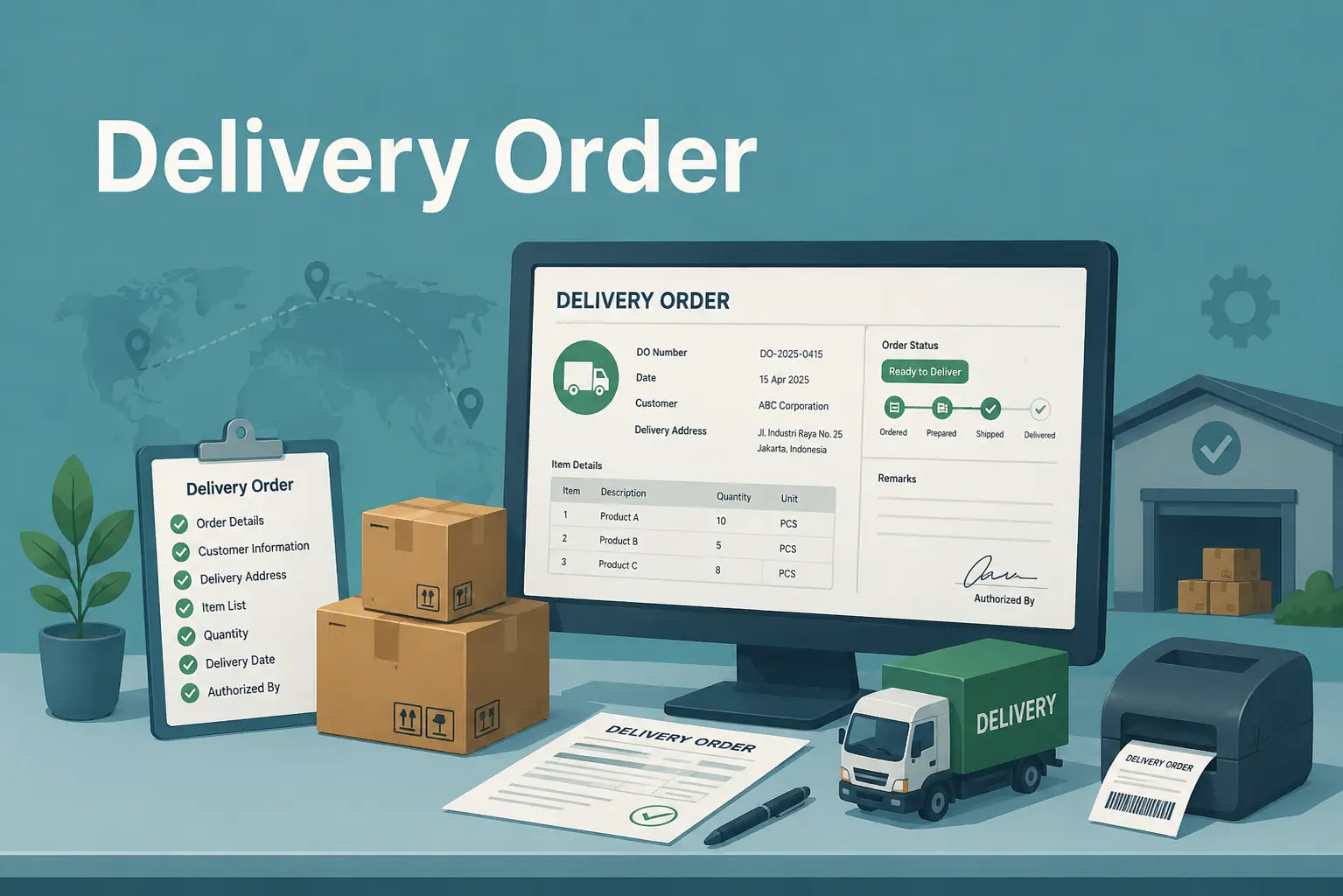 apa itu delivery order