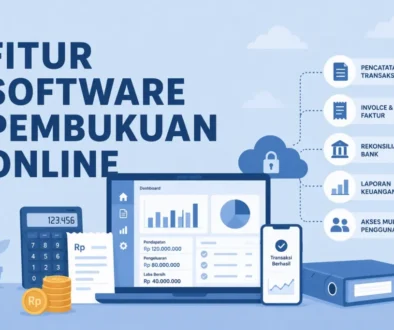 fitur software pembukuan online